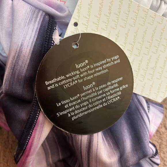 Lululemon Womens Scoop Me Up Tank Size 4 White Indigo Mirage Gym Y2K Yoga Run - Picture 8 of 9